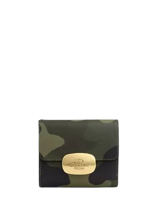 Coach Eliza Small Wallet for Women - Genuine Leather Compact Card Holder - Perfect for Everyday Use, Travel & Gifting