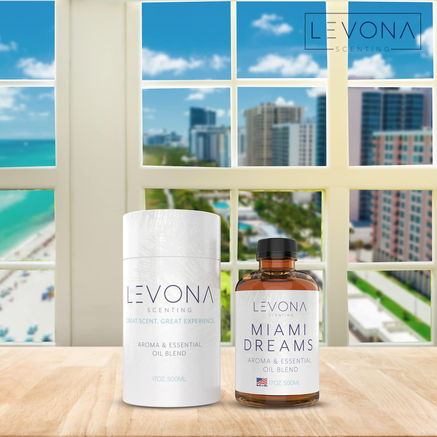 Premium Levona Essential Oils for Diffusers - 500ml Luxury Aromatherapy Oil with Bergamot & Pine Notes | Hotel & Home Scented Oil for Relaxation, Spa, Yoga & Meditation