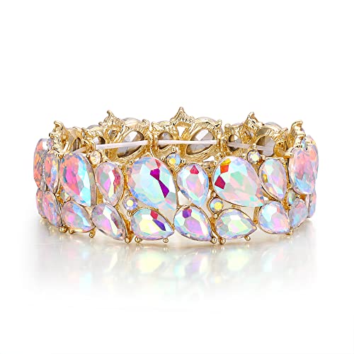 Iridescent AB Gold-Tone