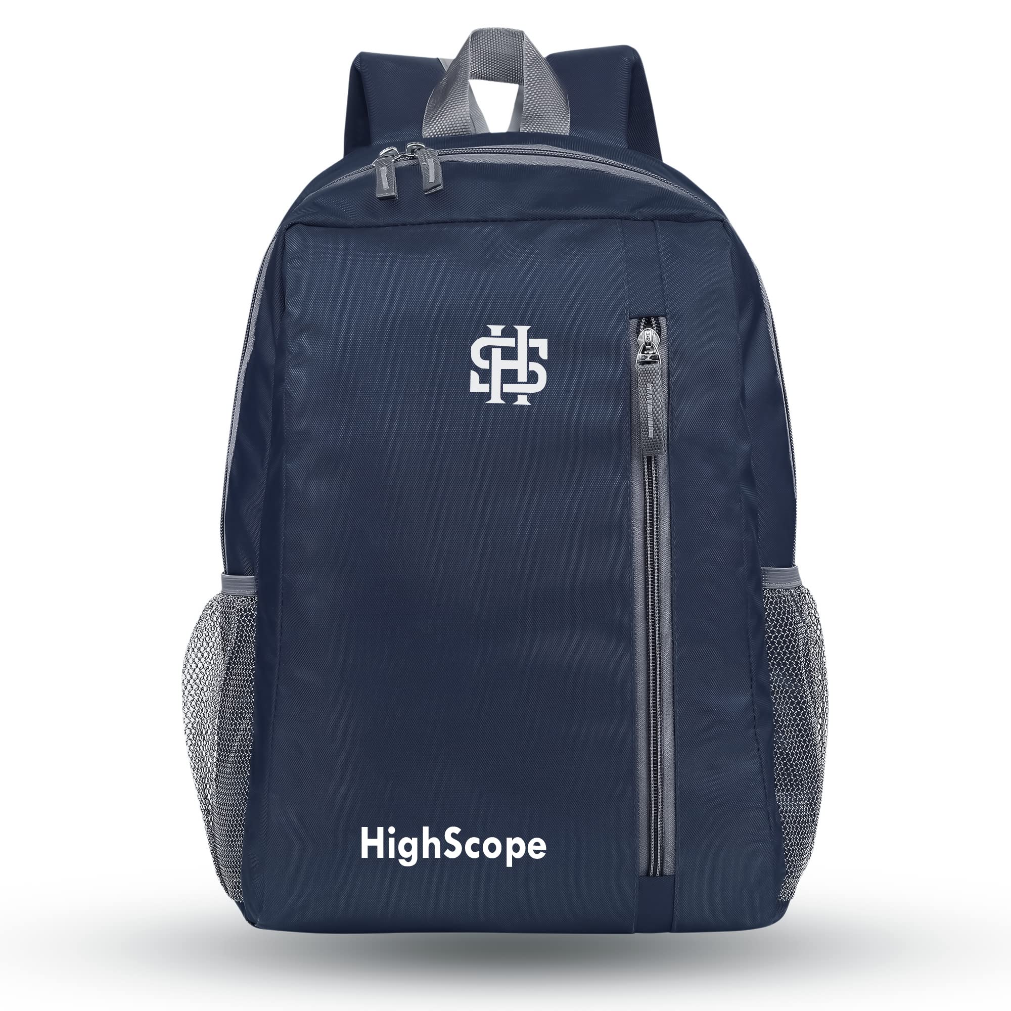 HighScope 15.6 Inch Laptop Backpack - Waterproof Business Office Bag, College School Backpack for Men & Women, Durable Travel Backpack for Work, Commute & Daily Use