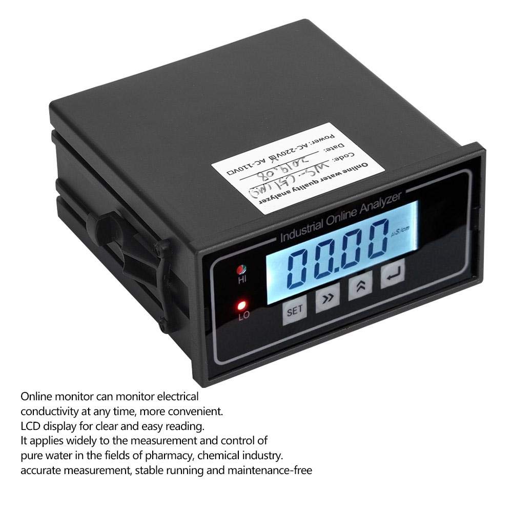 Oumefar Digital Water Quality Tester - Portable Conductivity Meter with LCD Display for Aquariums, Pools, Beverage Production & Pharmacy Use