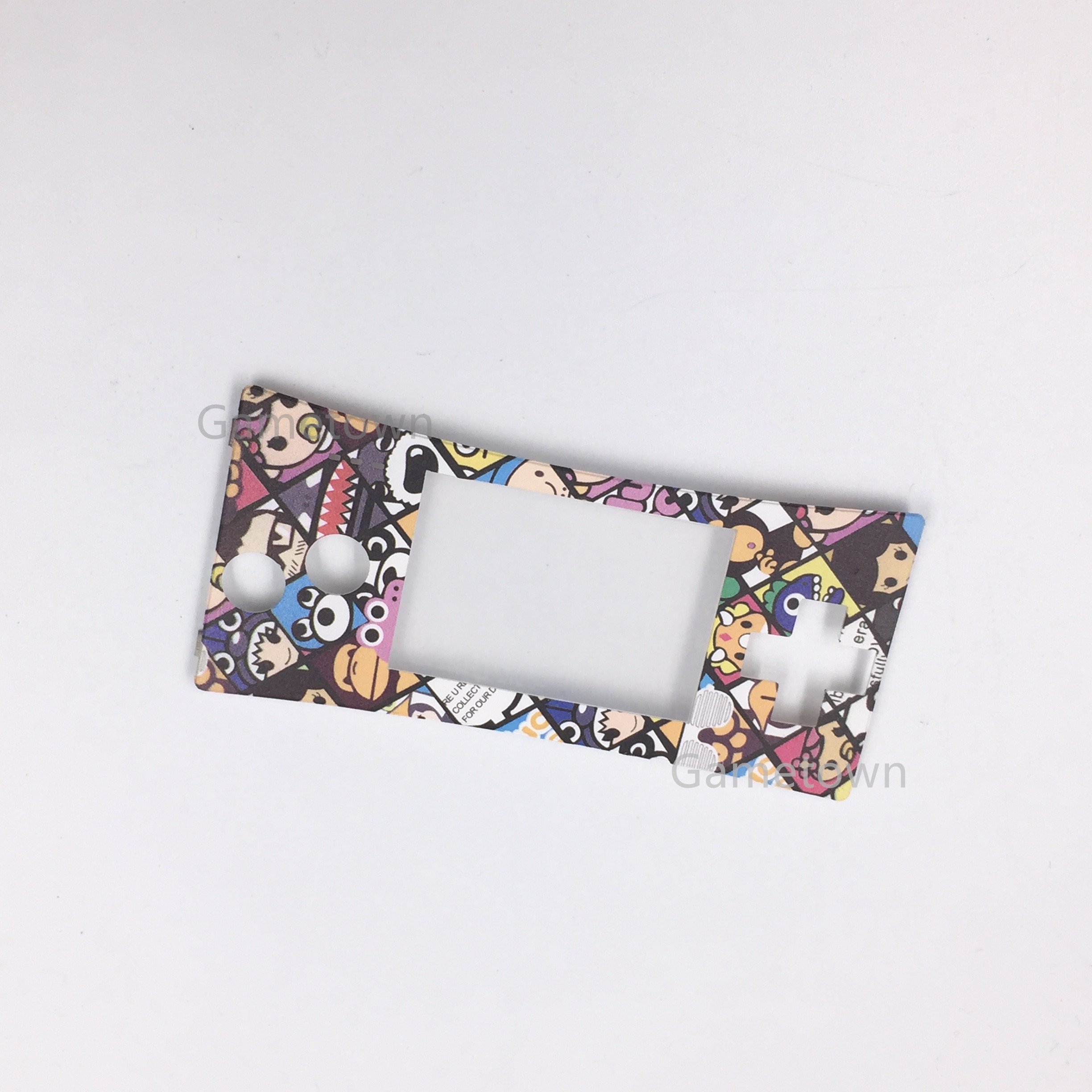 Original Nintendo Game Boy Micro (GBM) Front Faceplate Housing Case Cover Shell Replacement Part - Durable Repair Accessory for GBM Console Restoration & Gaming Enthusiasts