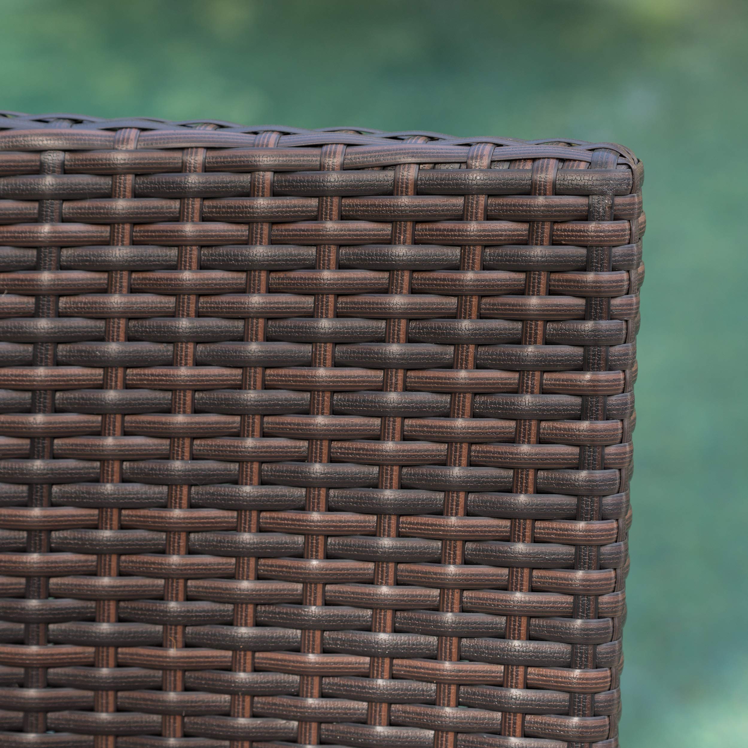 Christopher Knight Home Margarita 5-Piece Outdoor Wicker Bar Set in Multibrown - Perfect for Patio, Poolside & Backyard Entertaining