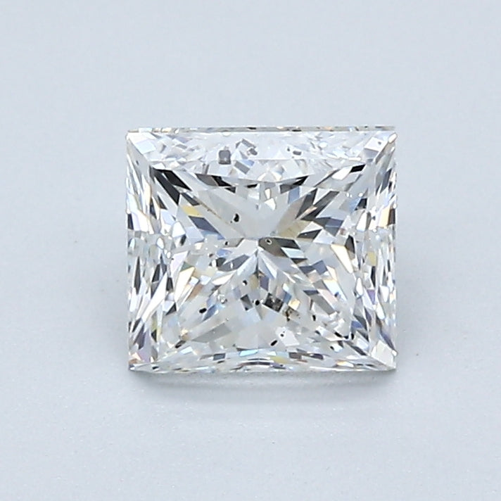 1.00 Carat Princess Cut Diamond Ring - F Color I1 Clarity - Elegant Engagement & Wedding Jewelry for Women