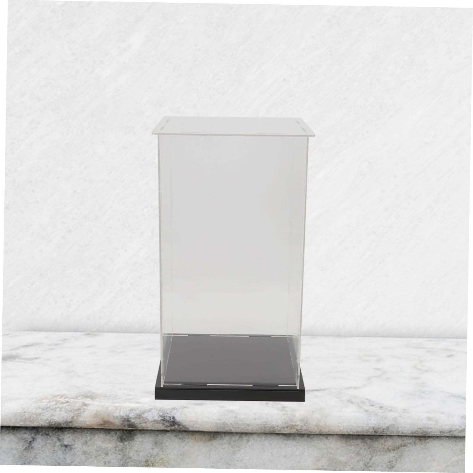 Hemoton 1pc Clear Acrylic Display Case - Storage Box for Dolls, Terrariums, Baseball Collectibles & Model Showcase | Perfect for Home Decor, Retail Displays & Collector Protection