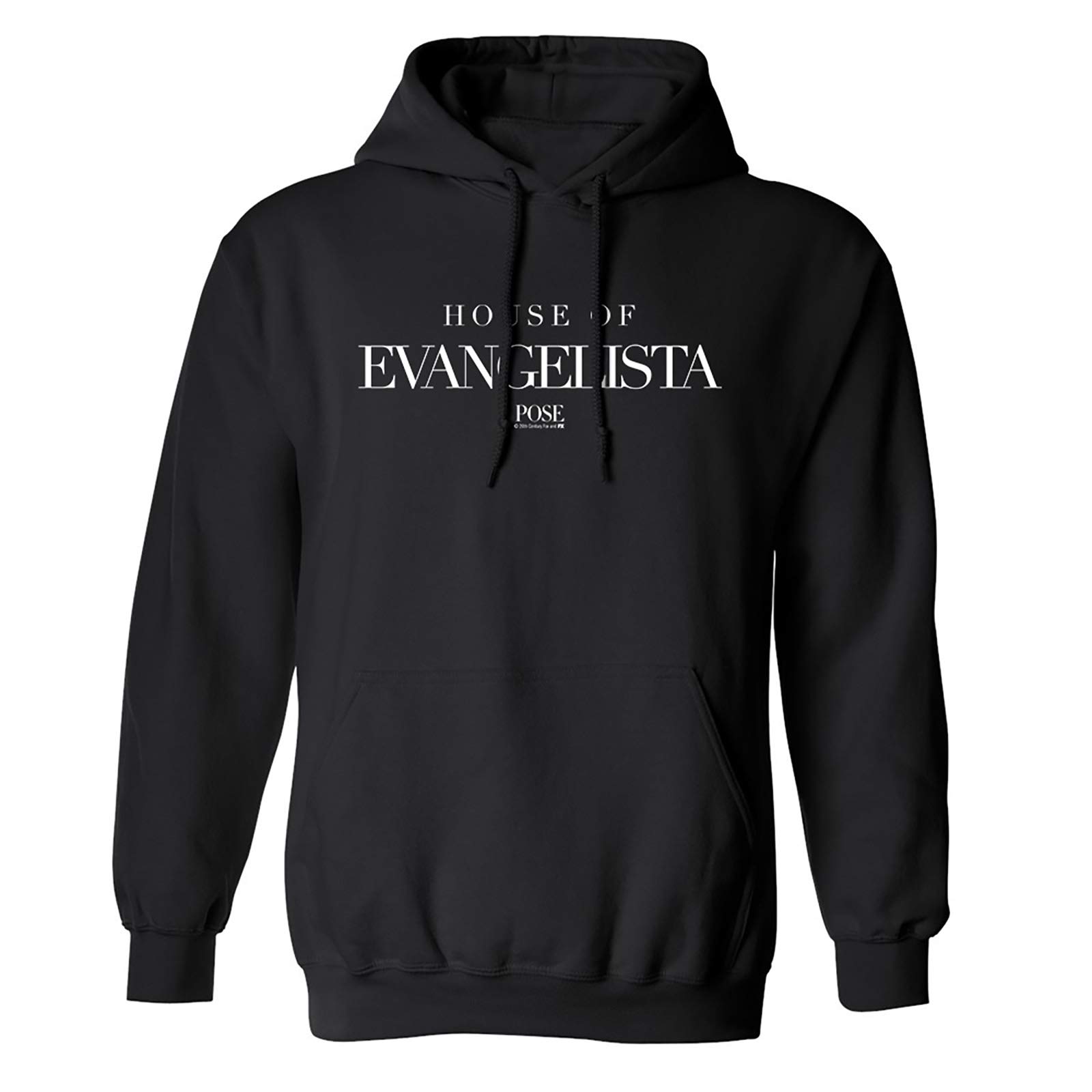 FX POSE House of Evangelista Fleece Hooded Sweatshirt - Cozy Pullover for Women | Winter Fashion & Casual Wear | Perfect for Outdoor Activities & Lounge Comfort