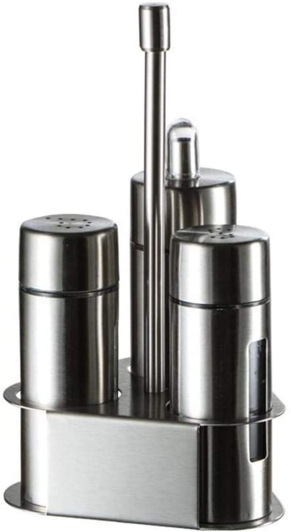 SHUIZONG Stainless Steel Seasoning Bottle Set - Condiment Holder for Oil, Salt, Vinegar & Spices | Durable Kitchen Tools for Cooking, Baking & Meal Prep | Perfect for Home, Restaurant & Outdoor Use