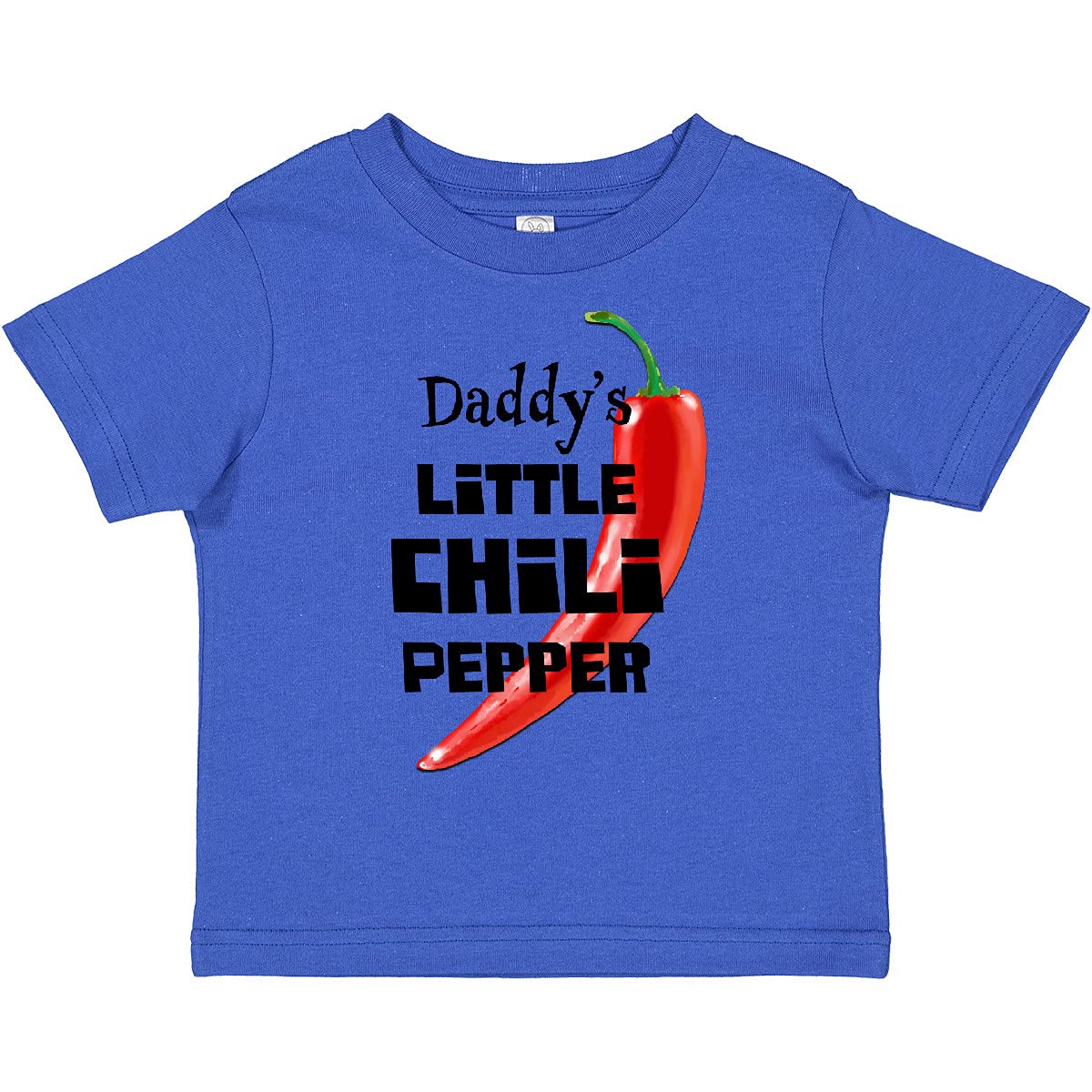 Inktastic Daddy's Little Chili Pepper Toddler T-Shirt - Cute Baby Clothes for Girls & Boys - Perfect for Family Outings, Playdates & Photo Shoots
