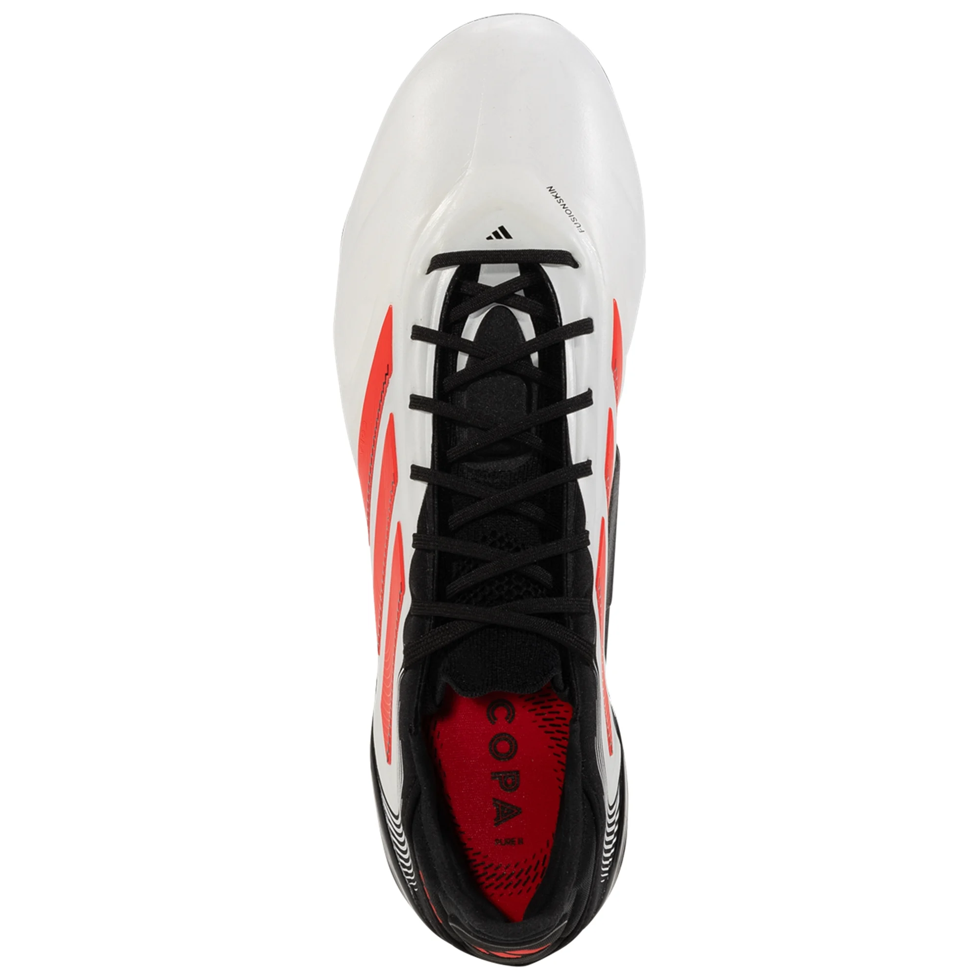 Adidas Copa Pure III Elite FG Soccer Cleats - White/Lucid Red/Black - High-Performance Football Shoes for Firm Ground - Perfect for Professional Matches & Training Sessions