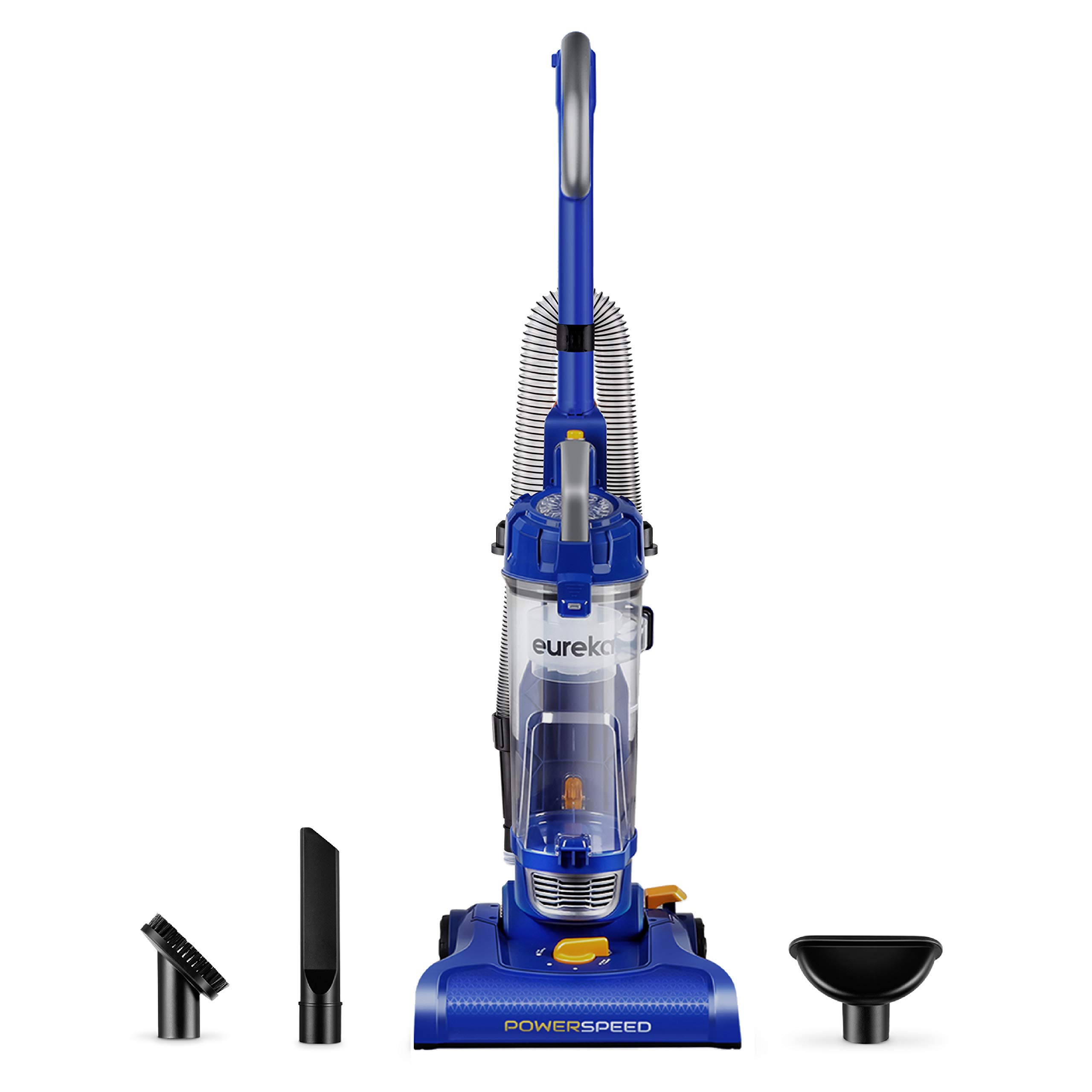 Eureka NEU182A PowerSpeed Bagless Upright Vacuum Cleaner - Lightweight, Blue | Perfect for Hard Floors & Carpets | Quick Home & Office Cleaning