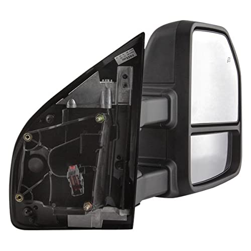 Xtune Telescoping Mirrors for Cars - Adjustable Side Mirror Extenders with Wide View (MIR-FF15015S-G4-PWH-SM-SET) - Perfect for Parking, Lane Changes & Blind Spot Monitoring