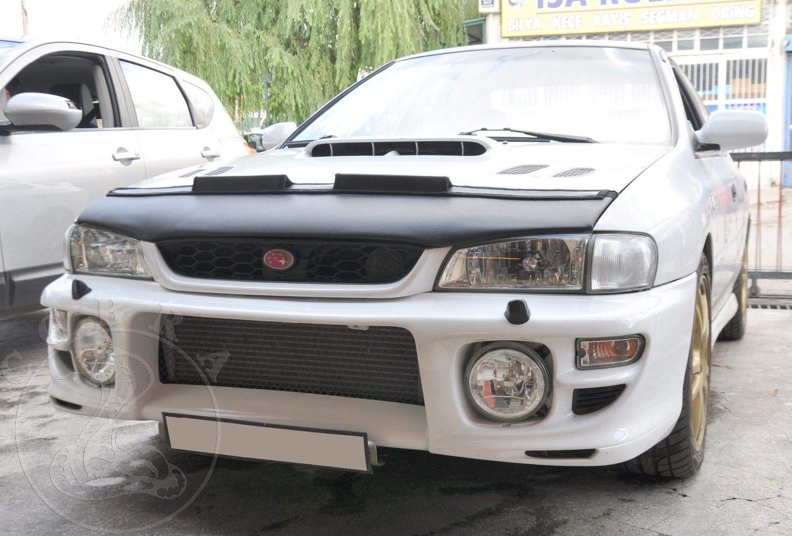 Subaru Impreza Hood Bra Cover (1997-2001) - Custom Fit Car Bonnet Mask Protector for 97-01 Models | UV Protection & Paint Shield | Perfect for Road Trips & Daily Commuting