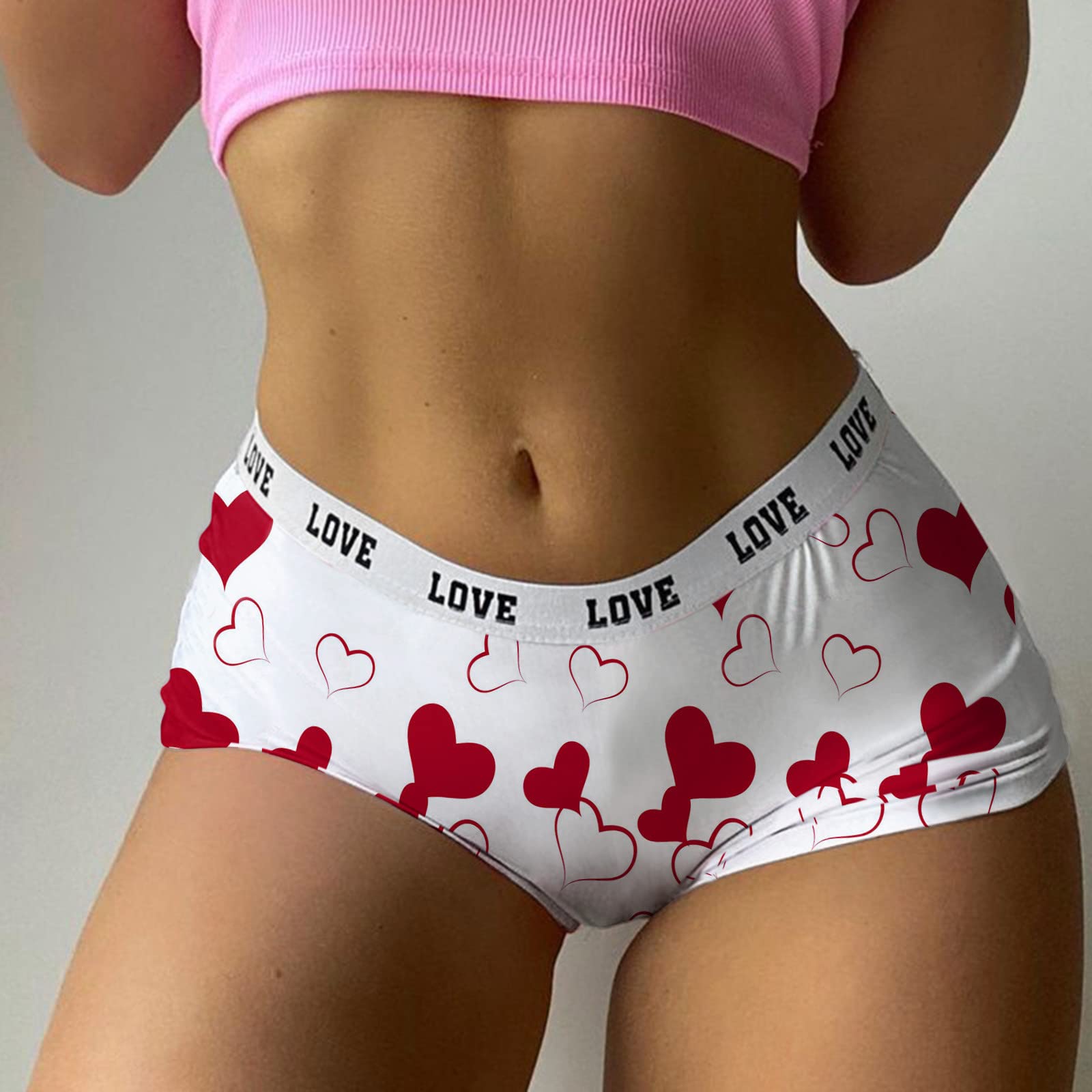 Temptation Pieces 1 Women's Sexy Printed Lingerie Panties - Low Waist Thong Underwear Pack for Plus Size (Hot Pink, XL) | Perfect for Valentine's Day, Date Night & Boudoir Photography