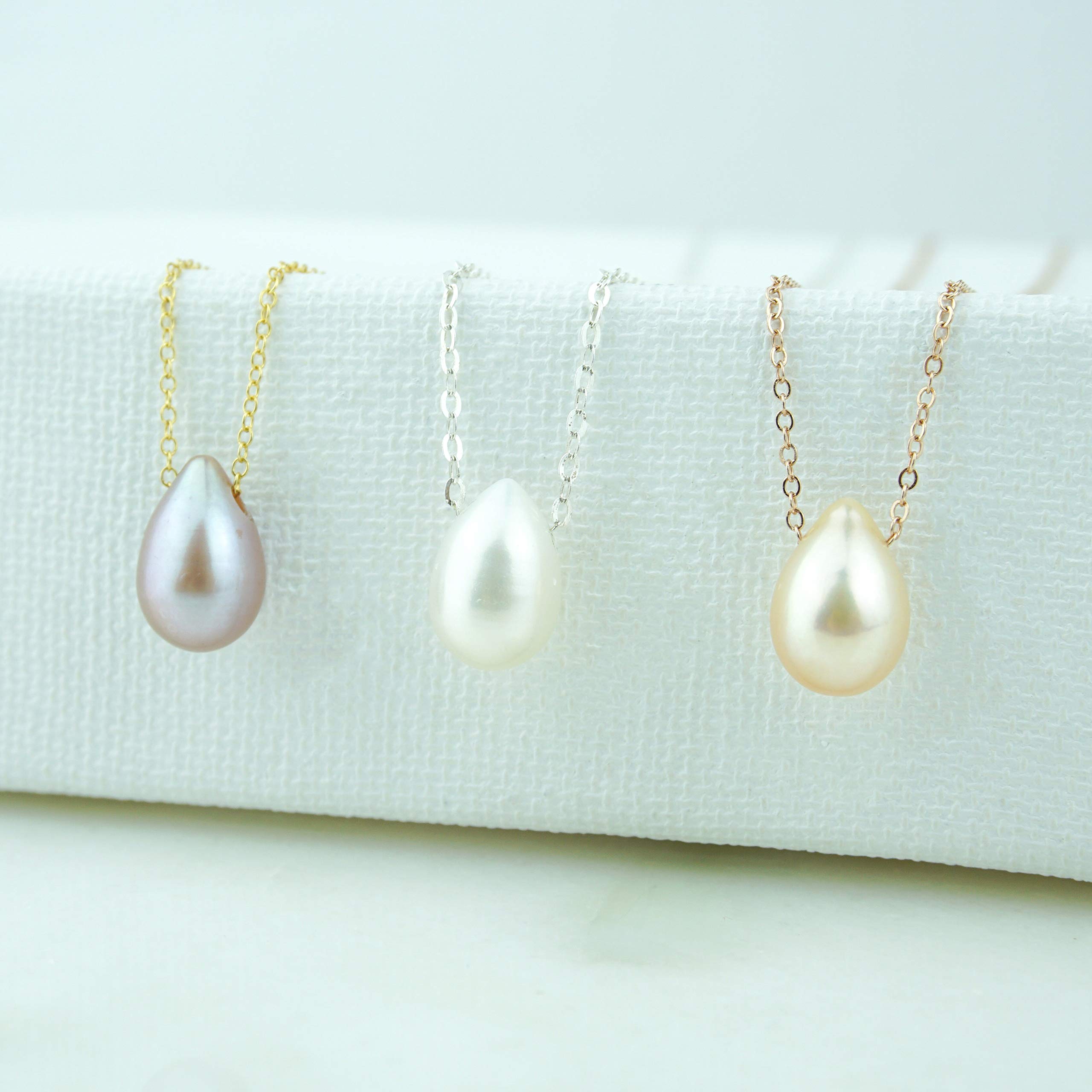 Pearl Necklace for Best Friend - Unbiological Sister Gift, Birthday Present for Soul Sister & BFF - Perfect for Anniversaries, Graduations & Special Occasions