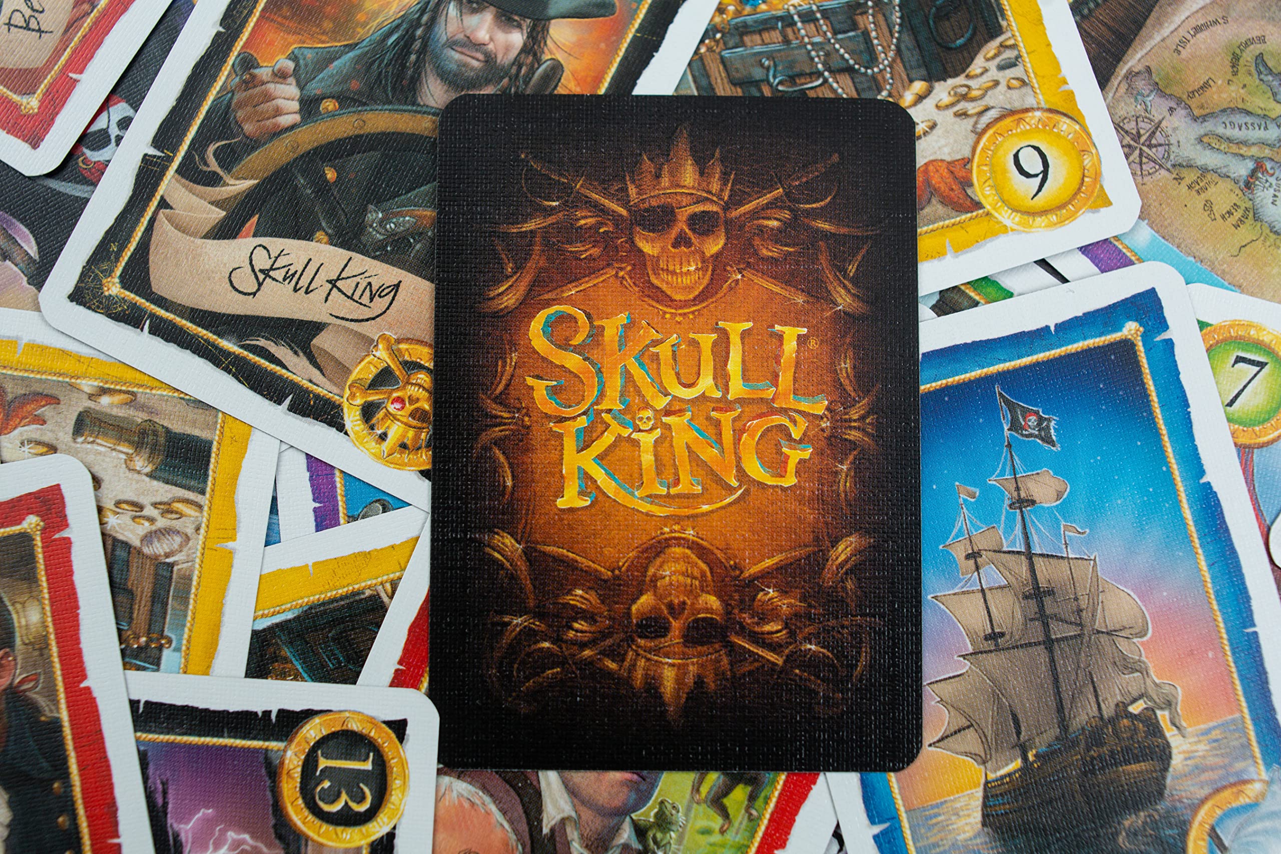 Skull King Card Game by Ghenos Games - Fun Pirate-Themed Strategy Game for Family Game Nights & Parties