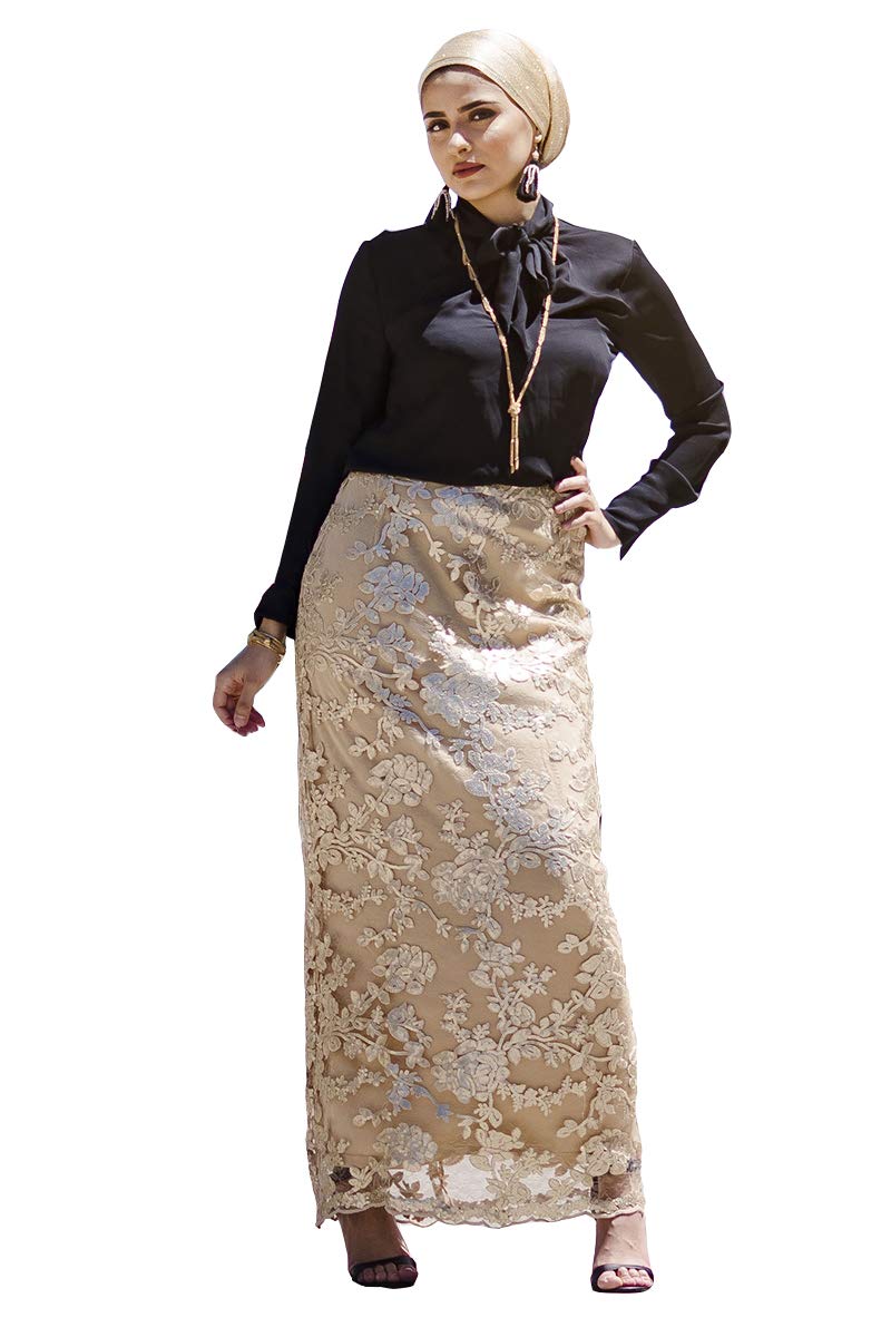 Covered Bliss Sierra II Sequin Pencil Skirt for Women - Elegant Party & Evening Wear for Holiday Events, Cocktail Parties & Special Occasions