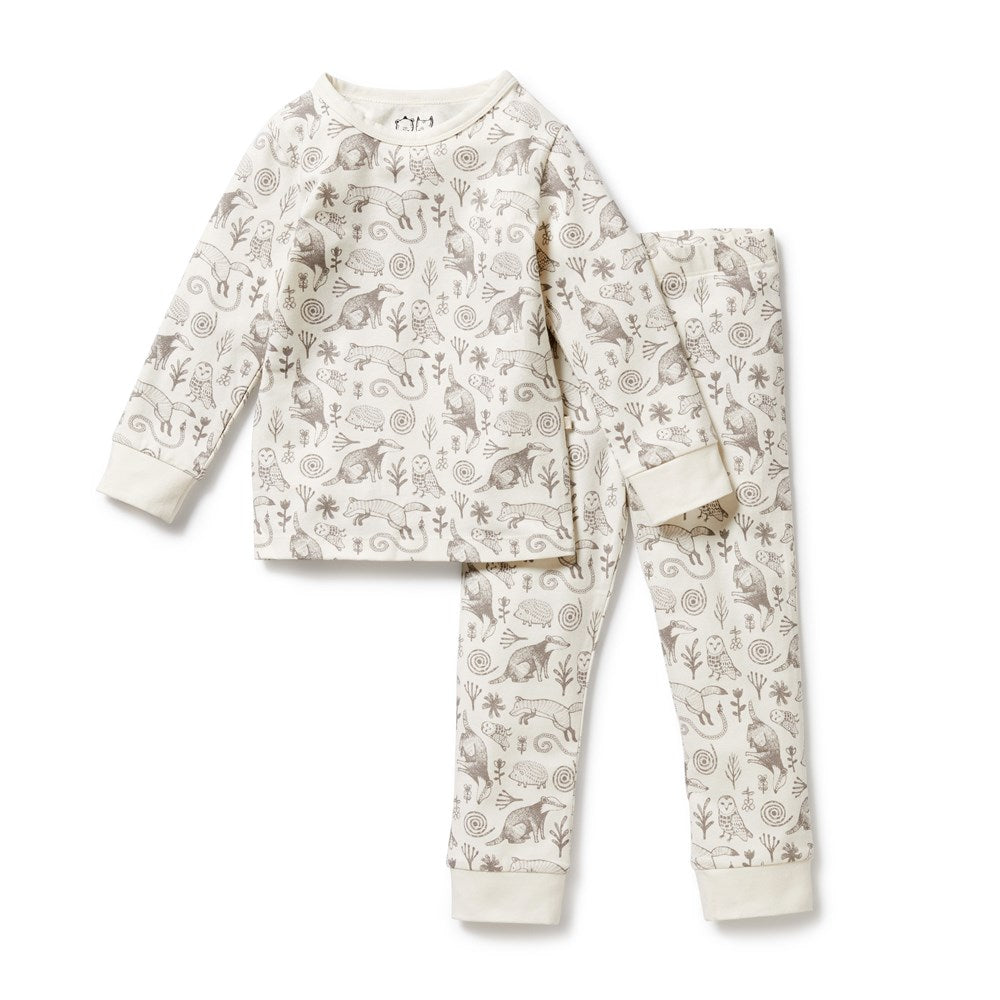 Organic Long Sleeve Pajamas for Women - Soft & Comfortable Tribal Print Sleepwear - Perfect for Cozy Nights, Lounging & Relaxation at Home
