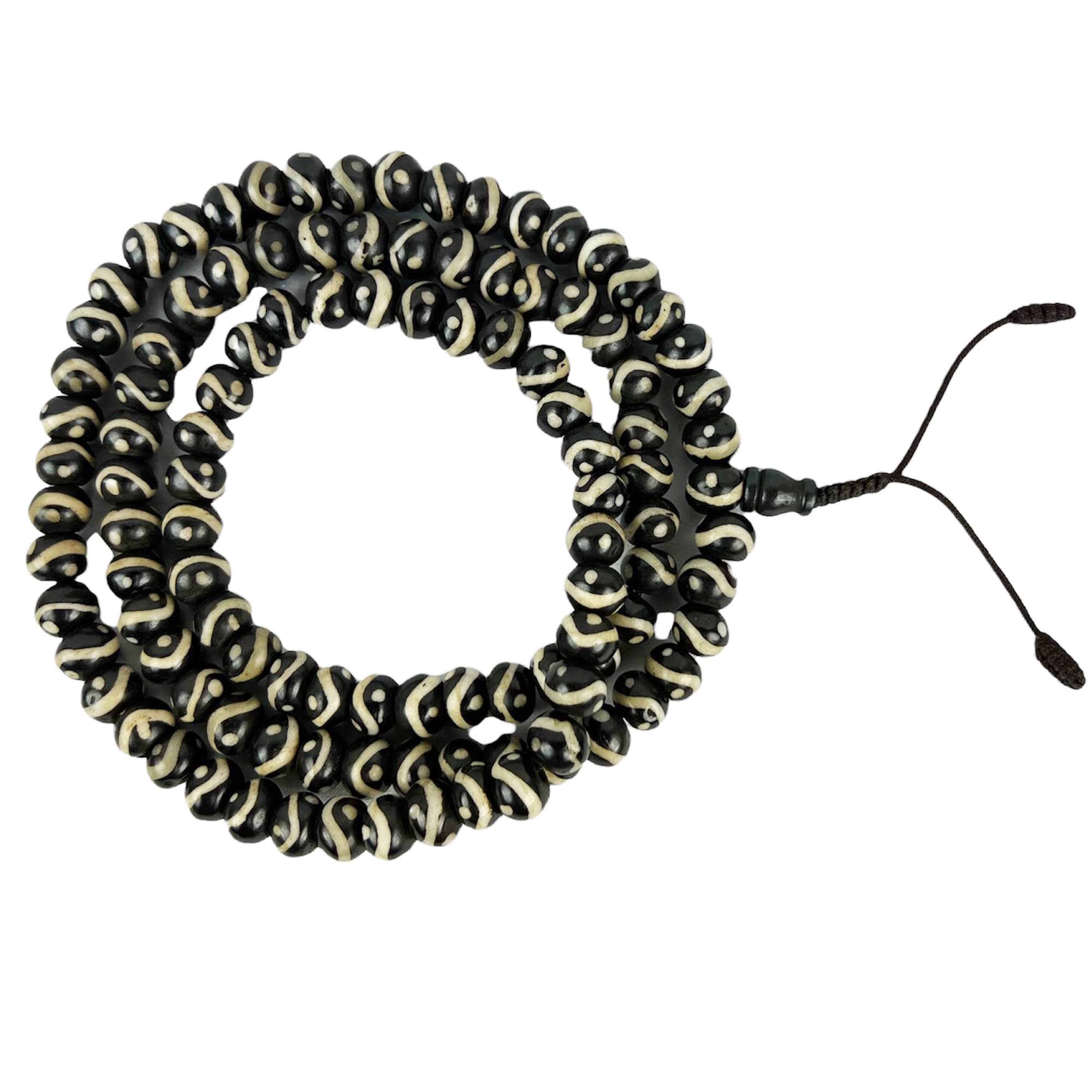 Agan Traders Women's 2025 Meditation Prayer Beads Necklace - Healing Power Tibetan Buddhist Japa Mala for Yoga, Mindfulness & Spiritual Practice