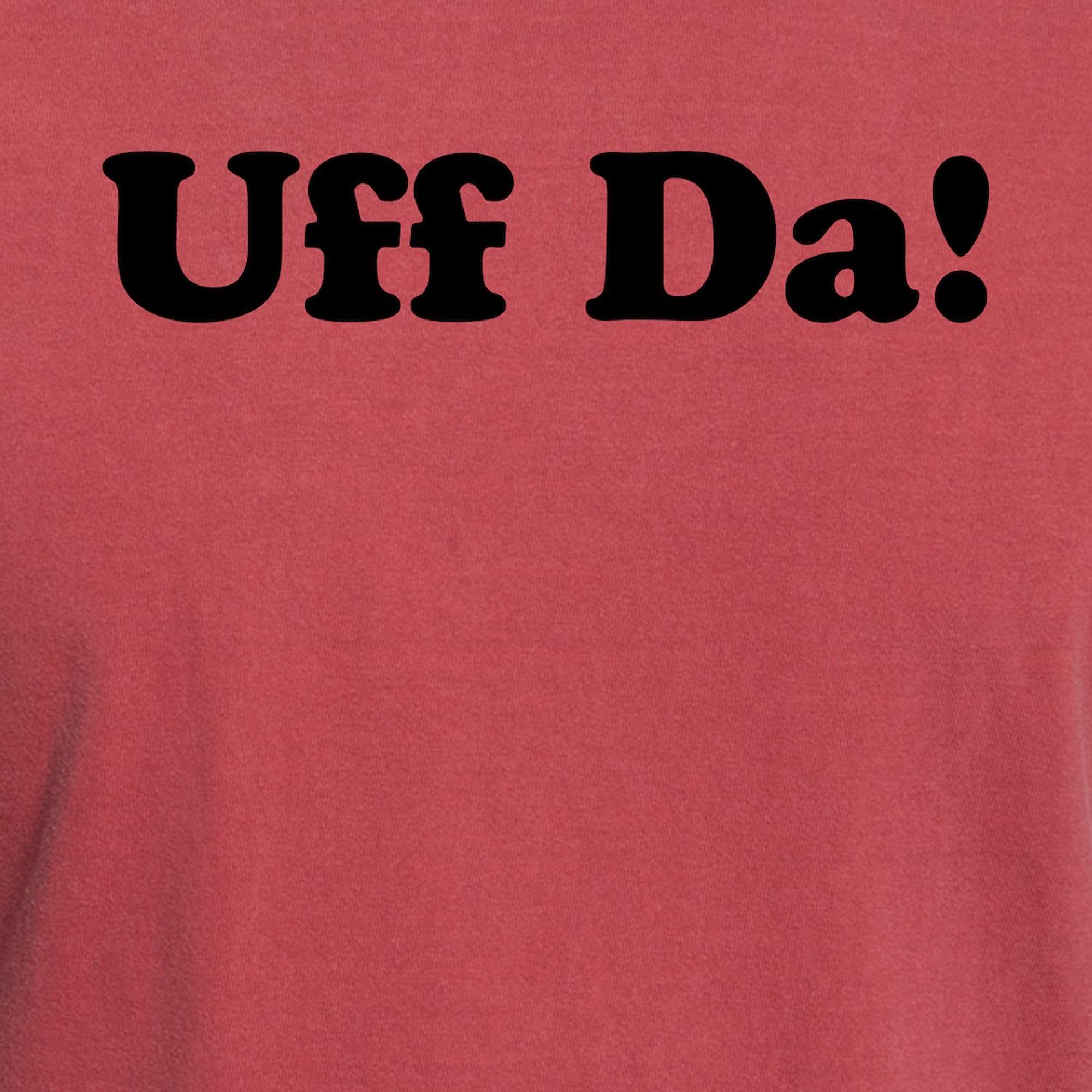 Uff Da! Men's Comfort Colors T-Shirt - Soft Cotton Casual Tee for Everyday Wear & Nordic Pride