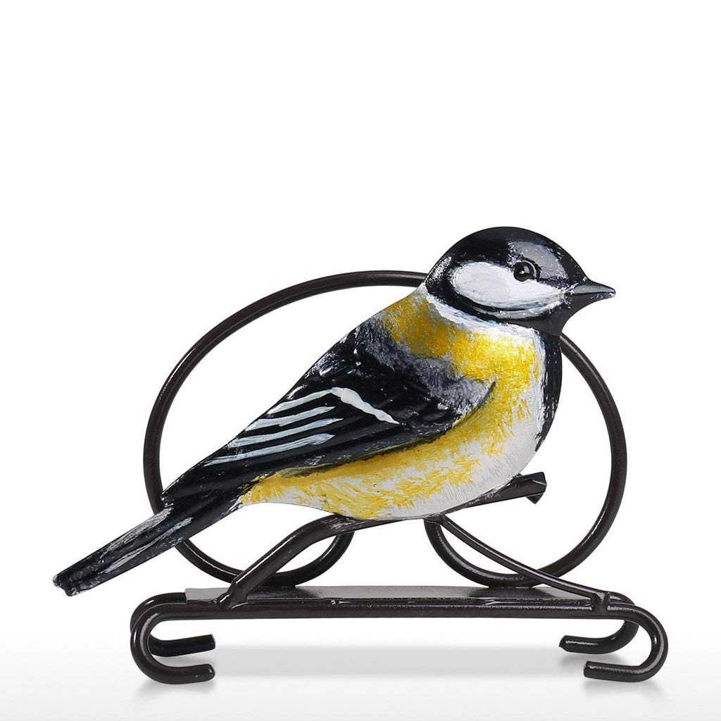 UXZDX CUJUX Metal Bird Paper Dispenser & Towel Holder - Stylish Napkin Organizer for Kitchen, Hotel, and Home Shelf Storage | Perfect for Restaurants, Bathrooms, and Office Spaces