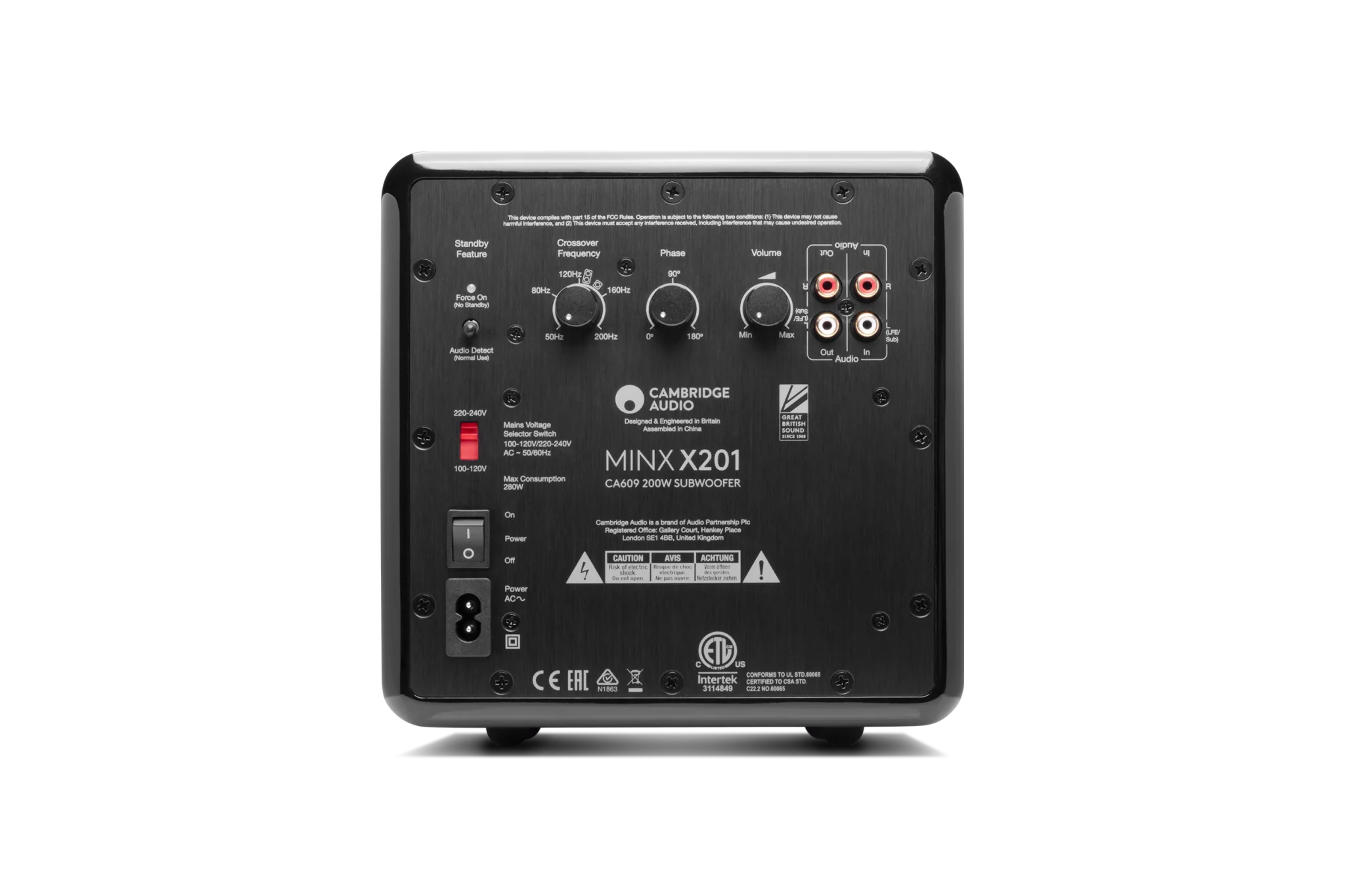 Cambridge Audio MINX S212 2.1 Channel Home Theater Speaker System with Subwoofer - Perfect for Home Office, Gaming & Movie Nights