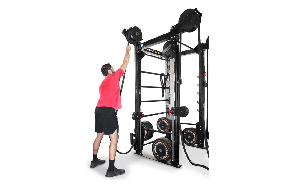 Ropeflex RX2100 Portable Attachable Rope Trainer for Home & Gym Workouts - Perfect for Strength Training, Cardio, and Fitness Enthusiasts