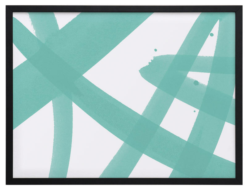 Balancing Act Floss Framed Art Print - Modern Abstract Wall Decor for Living Room, Bedroom & Office - Perfect Home Decor Gift Idea