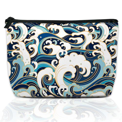 Japanese Blue and White Wave