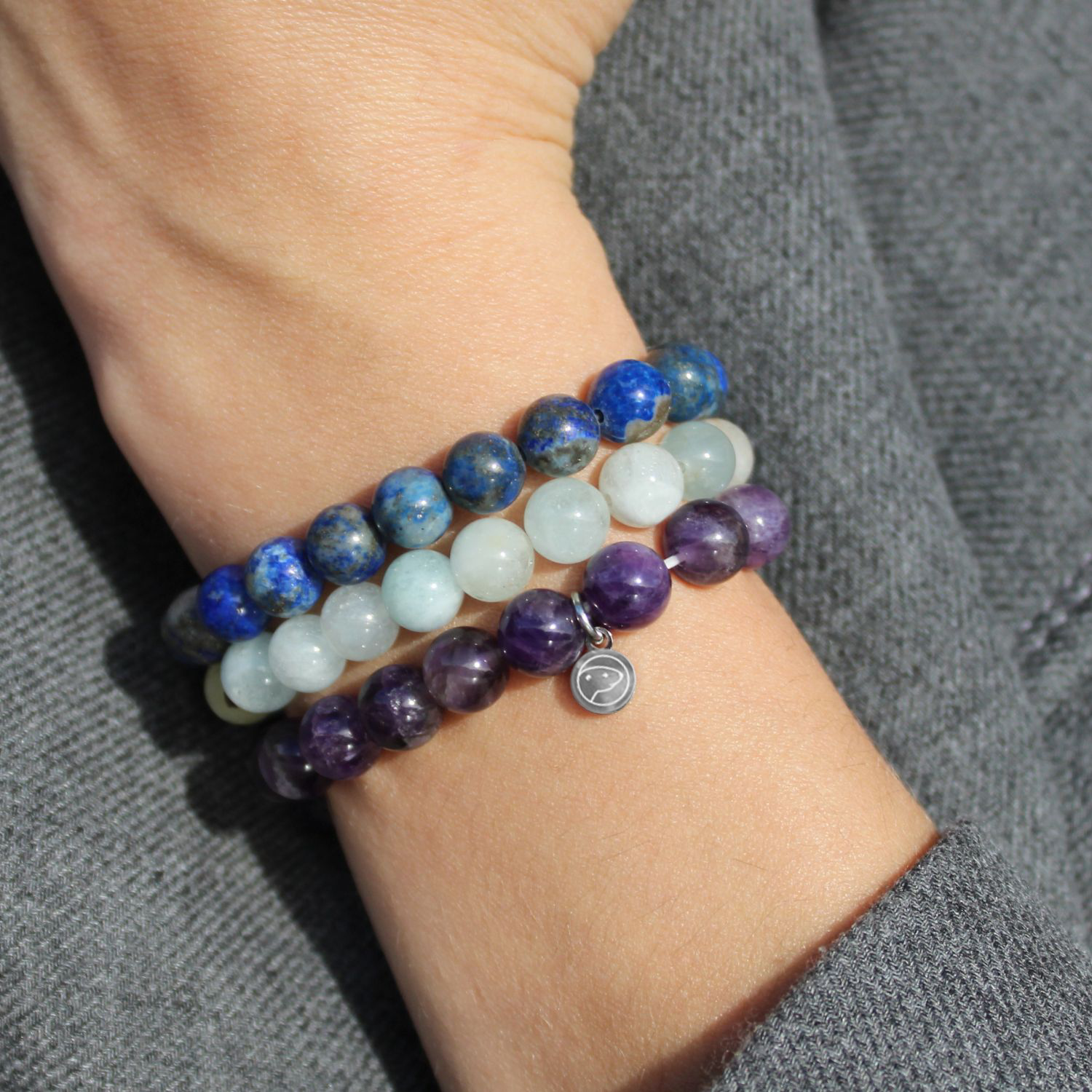 Aquarius Zodiac Sign Bracelet Set - 3 Pack Adjustable Charm Bracelets for Women & Girls - Perfect for Birthdays, Gifts & Daily Wear
