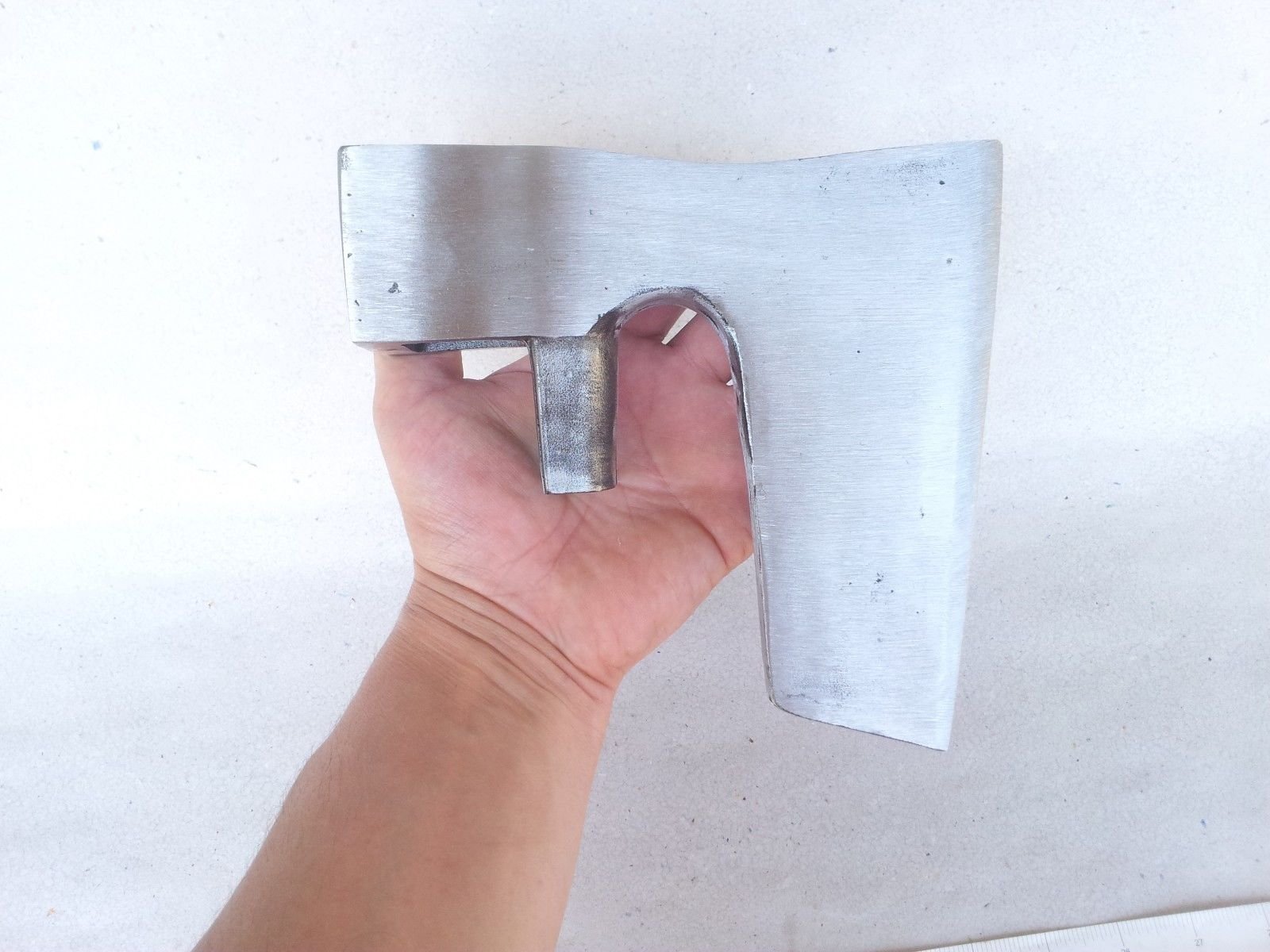 3.7lbs Bearded Steel Axe Head with Metal Guard - Heavy Duty Handle Protection for Camping, Wood Splitting & Outdoor Survival