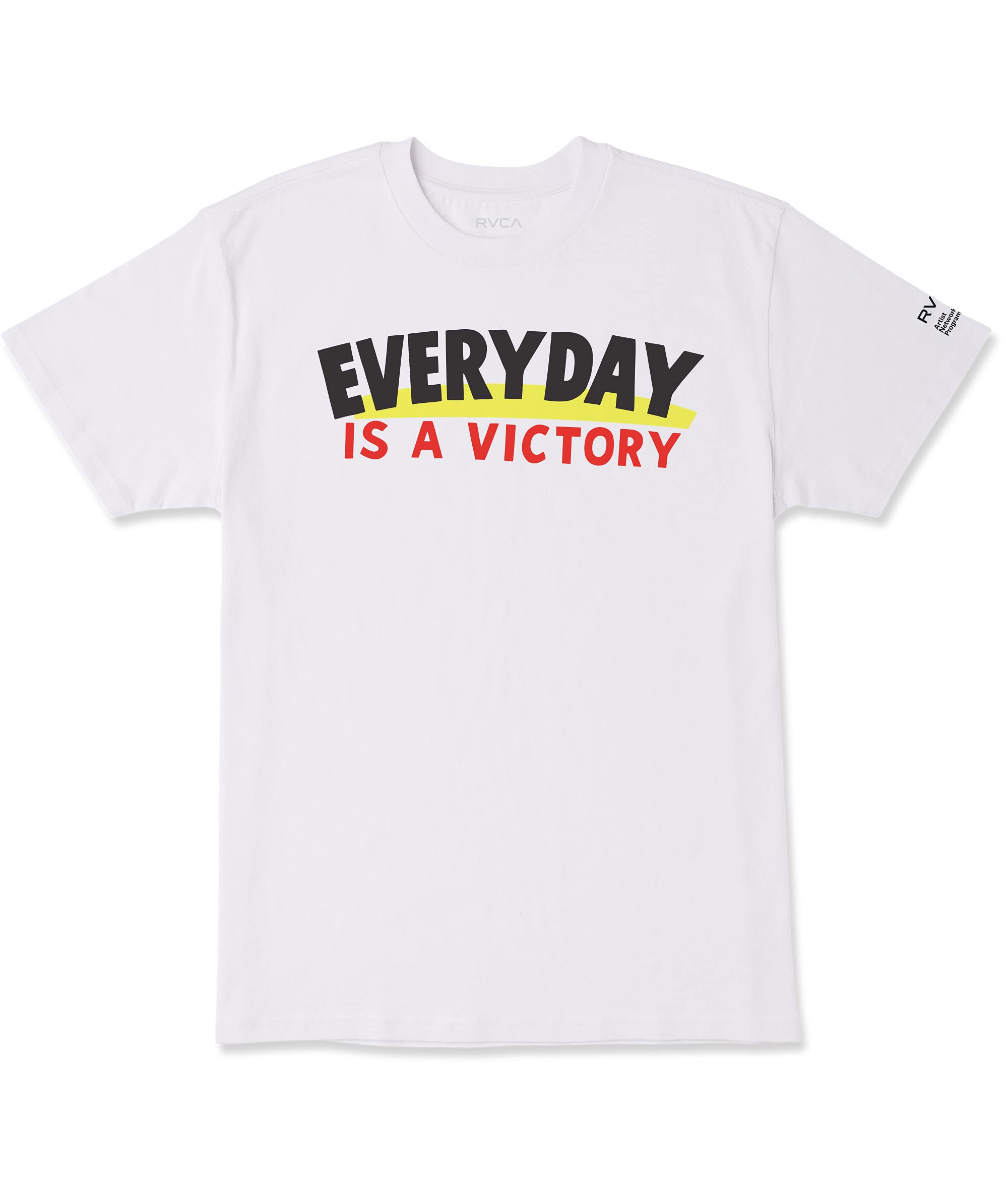 RVCA Men's Everyday in Victory T-Shirt - Comfortable Casual Wear for Daily Outings & Weekend Adventures