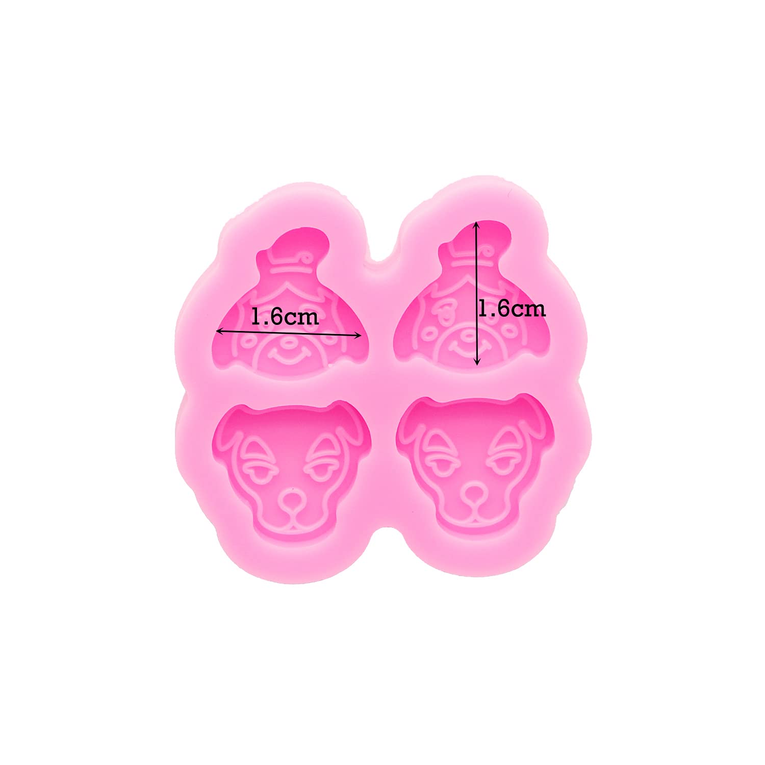 5Pcs Silicone Earring Molds for Jewelry Making - DIY Resin Ear Stud Molds, Pumpkin Ghost Leaf Cup Dog Design - Epoxy Resin Casting Molds for Fashion Jewelry Crafts - Perfect for Halloween, Christmas Gifts & Handmade Accessories