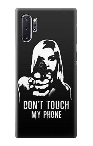 R2518 Anti-Theft Do Not Touch My Phone Case for Samsung Galaxy Note 10 Plus - Slim Protective Cover with Secure Grip (Perfect for Office, Travel & Daily Use)