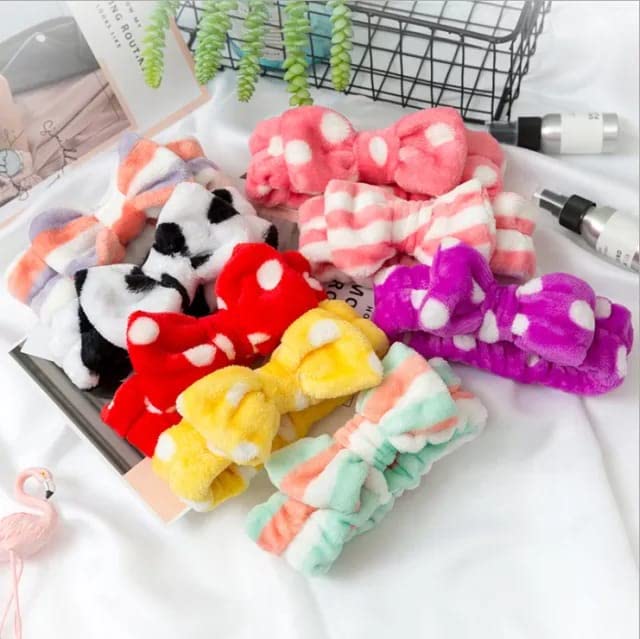 Soft & Absorbent Facial Spa Headband for Women & Girls - Perfect for Makeup Removal, Skincare & Relaxation at Home