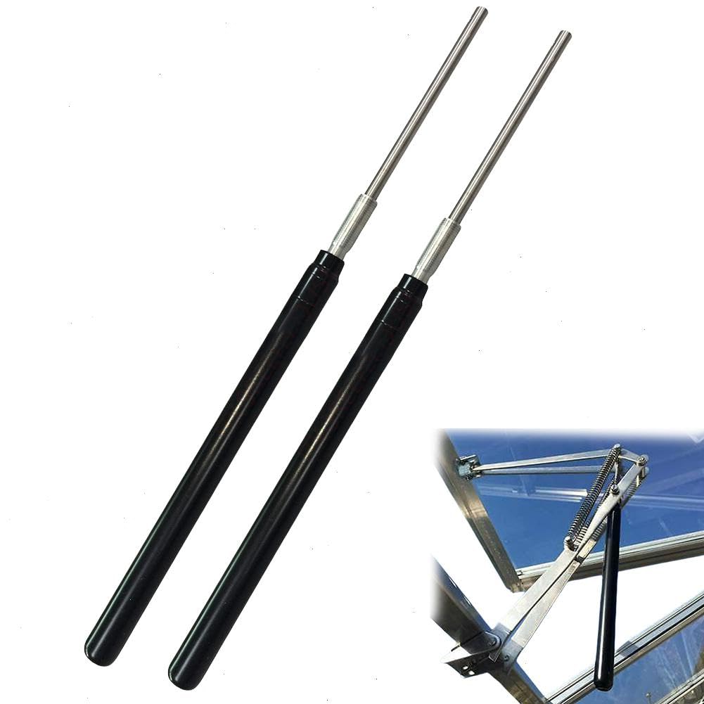 XFTOPSE 2Pcs Automatic Greenhouse Vent Opener Cylinder Replacement - Solar Powered Roof Window Opener for Greenhouses, Hydraulic Ventilation System (Ideal for Greenhouse Temperature Control & Air Circulation)
