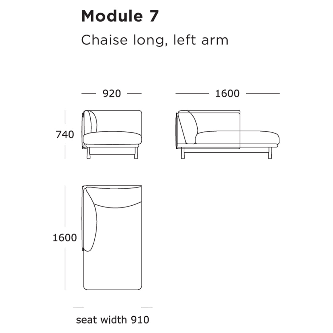 Modular Sofa Set - 5 & 8 Piece Configurable Sectional Couch for Living Room, Lounge & Office Spaces