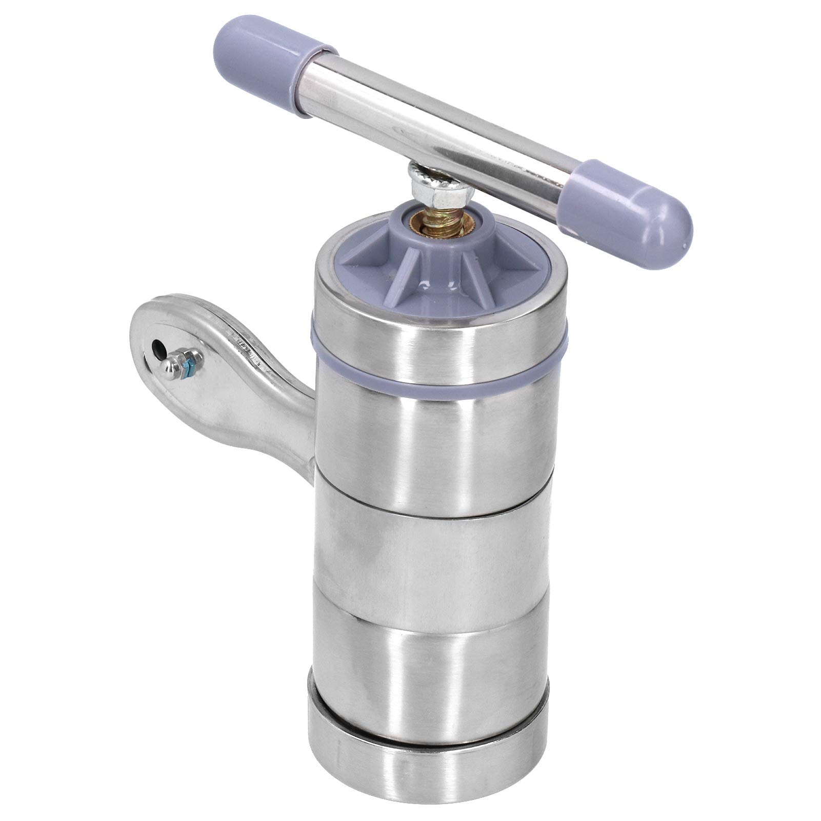 Stainless Steel Manual Noodle Maker Machine - Hand Crank Pasta Press with 5 Dough Attachments for Homemade Noodles, Spaghetti & Fresh Pasta | Perfect for Italian Cuisine, Asian Dishes & Family Cooking