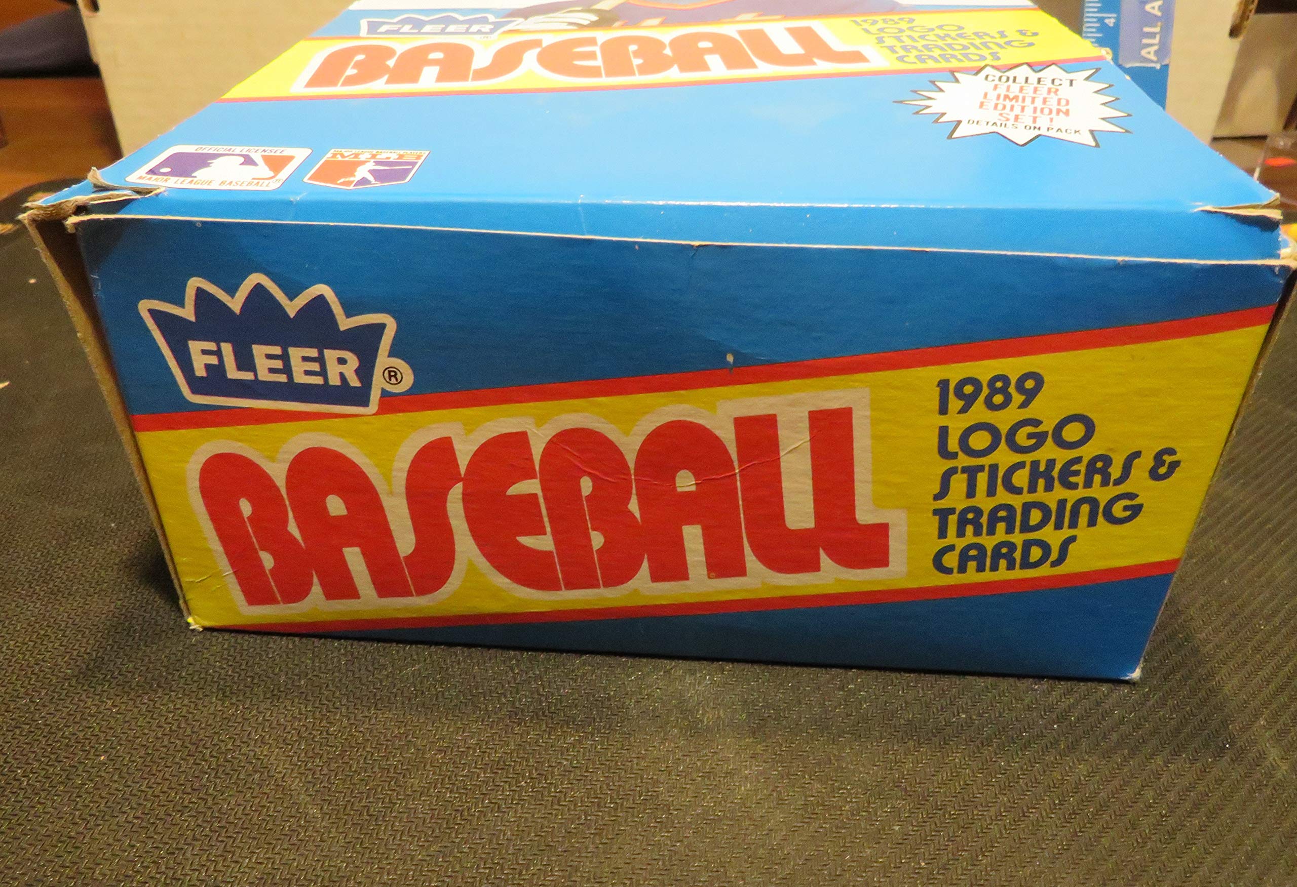 1989 Fleer Cello Baseball Card Box - Complete Set Collectors Edition for Sports Memorabilia & Trading Card Enthusiasts - Perfect for Display, Storage, and Investment Collection