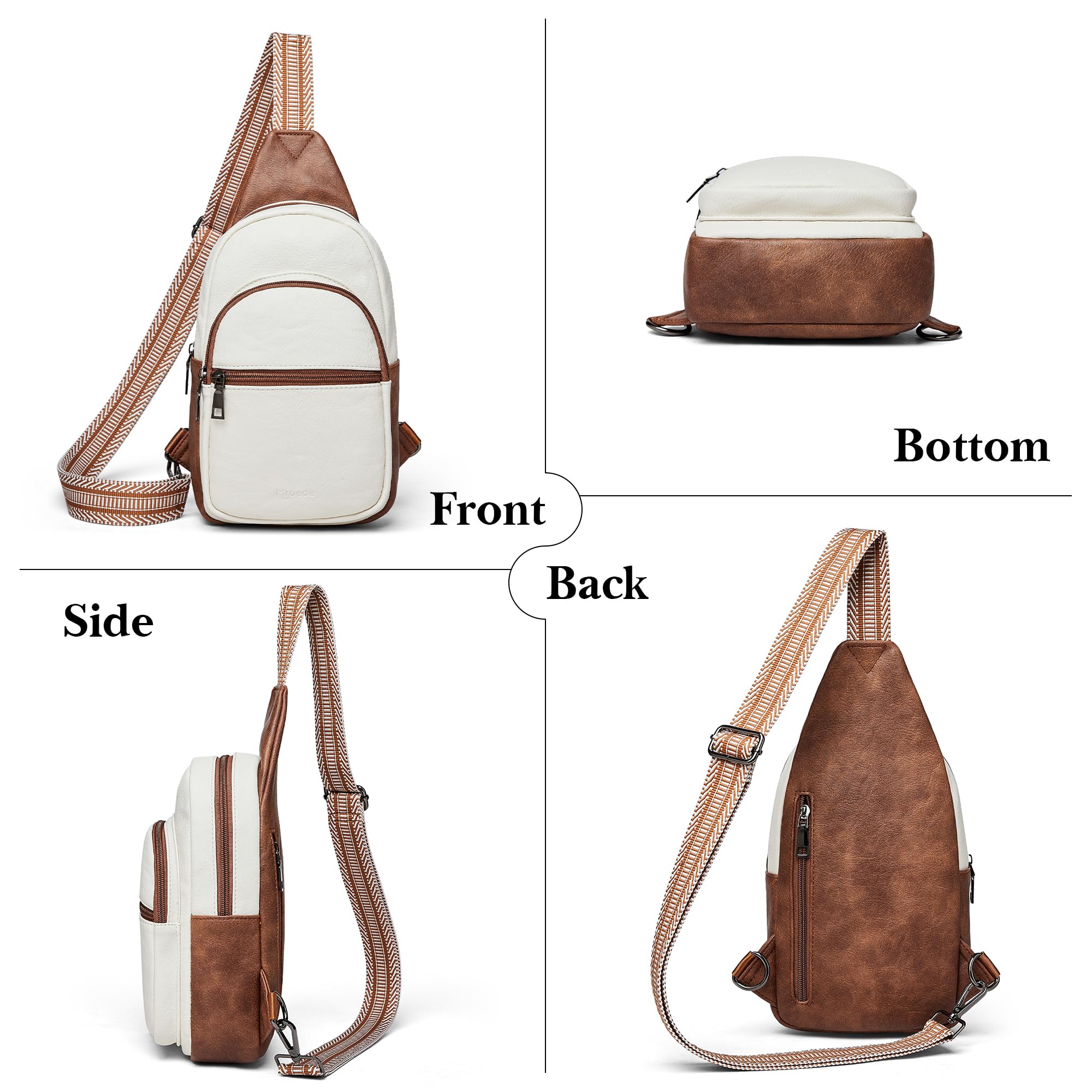 Stylish Unisex Crossbody Sling Bag with 5 Pockets - Anti-Theft Fanny Pack for Women & Men | Perfect for Travel, Gym & Outdoor Activities