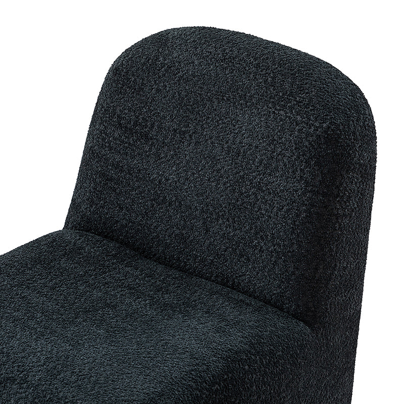 Ludwig Side Chair - Modern Dining Chair with Wooden Legs & Upholstered Seat - Perfect for Kitchen, Dining Room, and Office Use