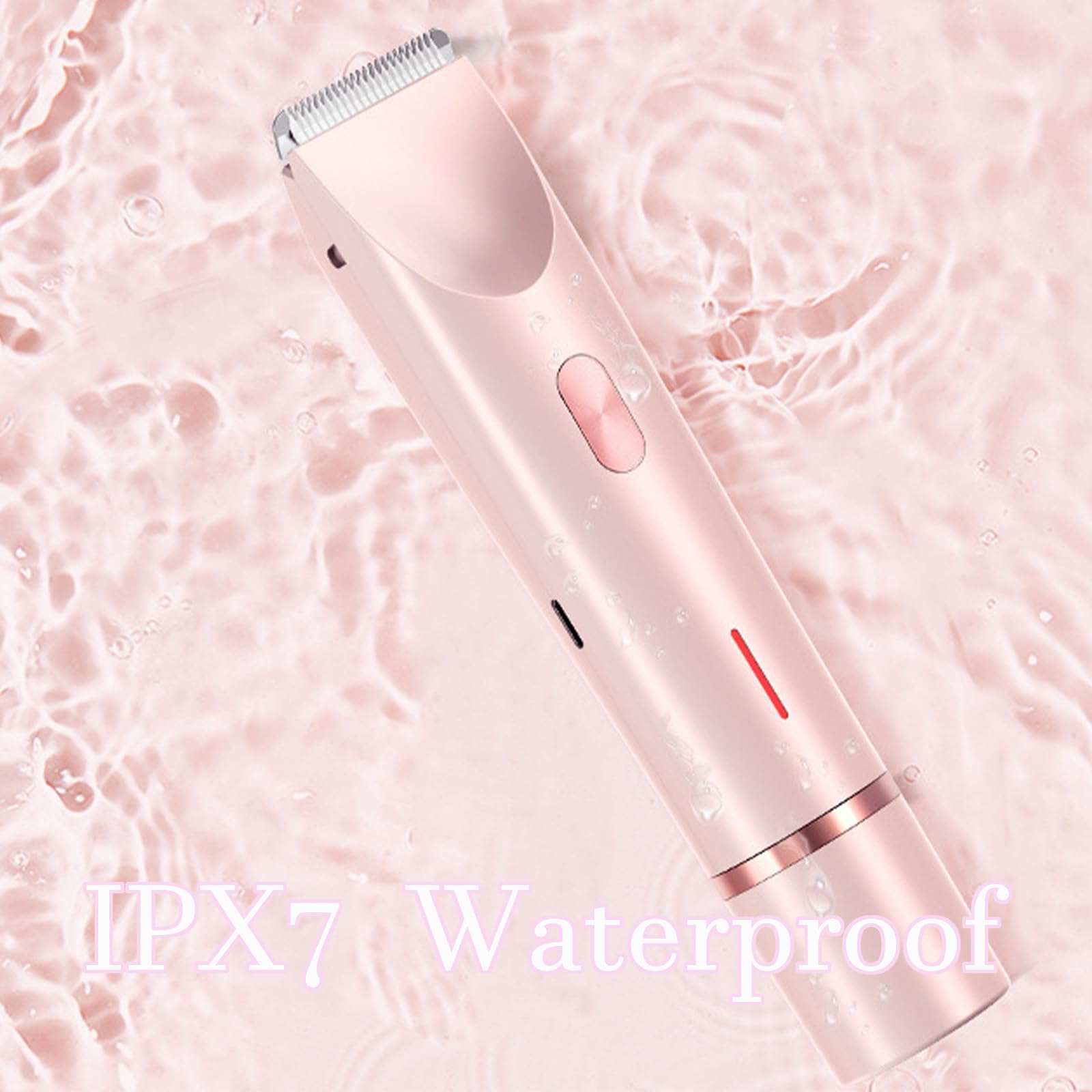 Whimsyard 2-in-1 Women's Electric Shaver - Dual Head Rechargeable Razor & Trimmer for Face, Lip, Chin, Underarms & Legs - Purple | Smooth Skin Care for Daily Grooming & Travel