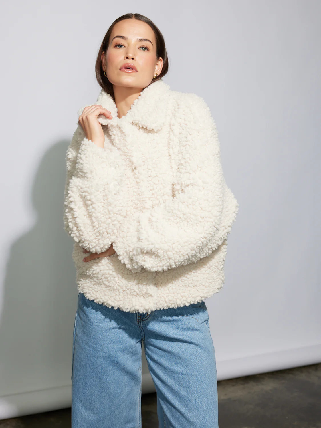 Ena Pelly Xadie Faux Fur Jacket Women's Winter Coat - Stylish Warm Outerwear for Cold Weather | Perfect for Casual Outings, Parties & Date Nights