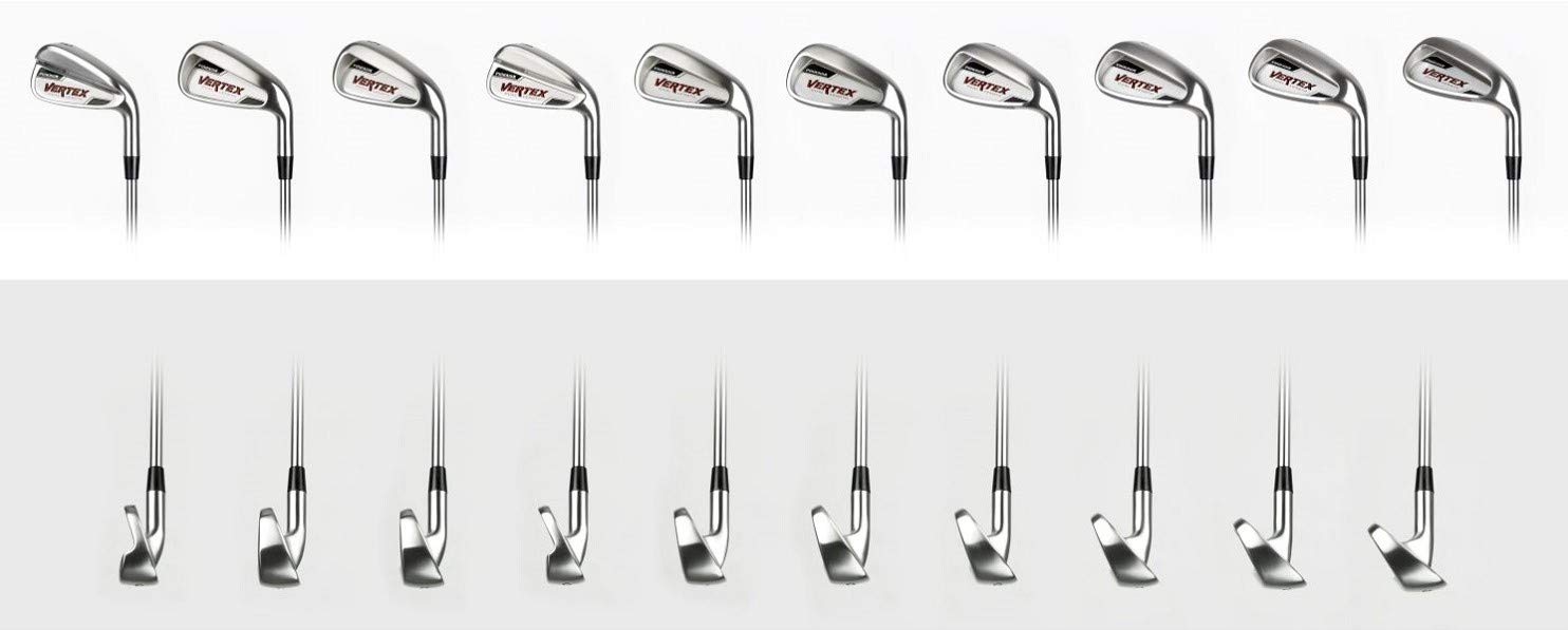 Custom Golf Iron Set - Pinhawk Vertex Dual Length Assembled Clubs for Men & Women | Perfect for Driving Range & Course Play