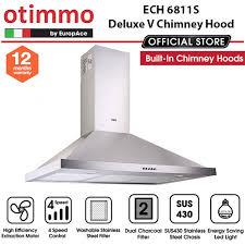 Europace ECH6811S Deluxe 30-inch Stainless Steel Wall Mount Chimney Range Hood - Powerful 600 CFM Ventilation for Kitchen, Perfect for Gas Stoves and Cooking Areas