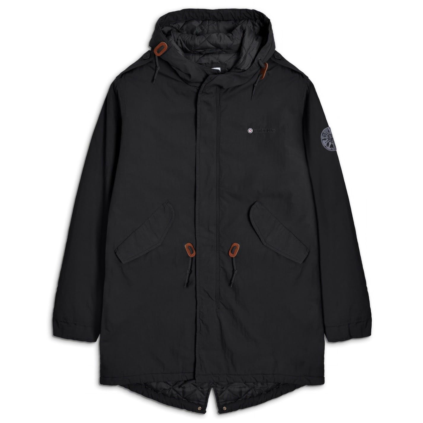 Lambretta Men's Parka Jacket - Waterproof Winter Coat for Outdoor Activities & Casual Wear