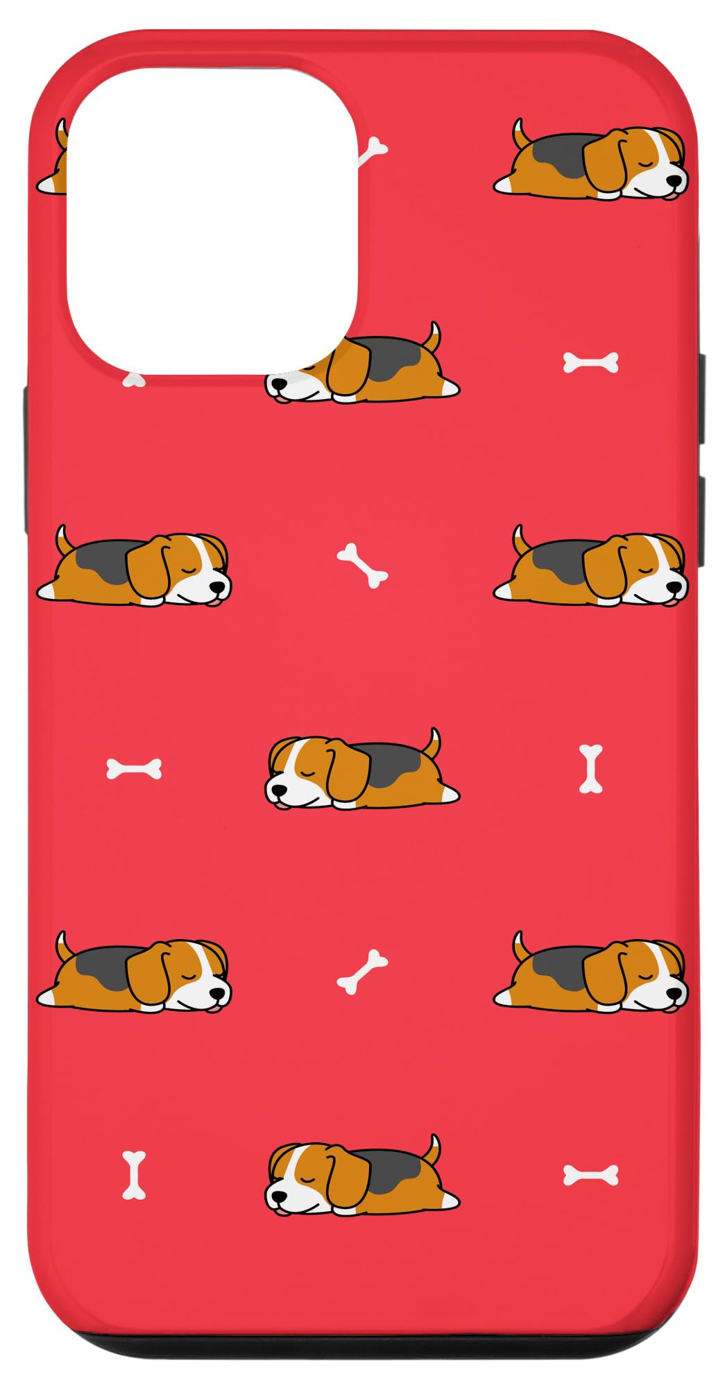 iPhone 12 Mini Beagle Pattern Phone Case - Cute Dog Lover Gift, Protective Cover for iPhone 12 Mini (5.4