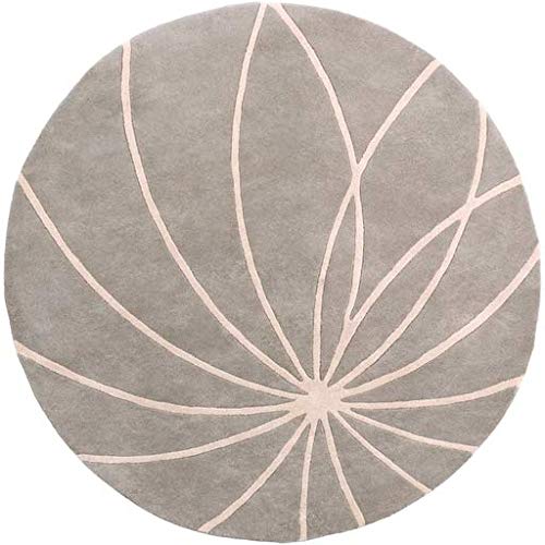 Surya Forum FM-7184 Hand Tufted 100% Wool Bay Leaf Round Area Rug 9'9