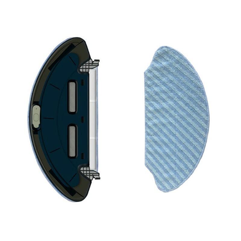 Tefal Explorer Series 40 Compatible Vacuum Cleaner Water Tank & Mop Cloth - Replacement Parts for Robotic Vacuum Cleaners - Perfect for Hardwood Floors & Pet Hair Cleaning