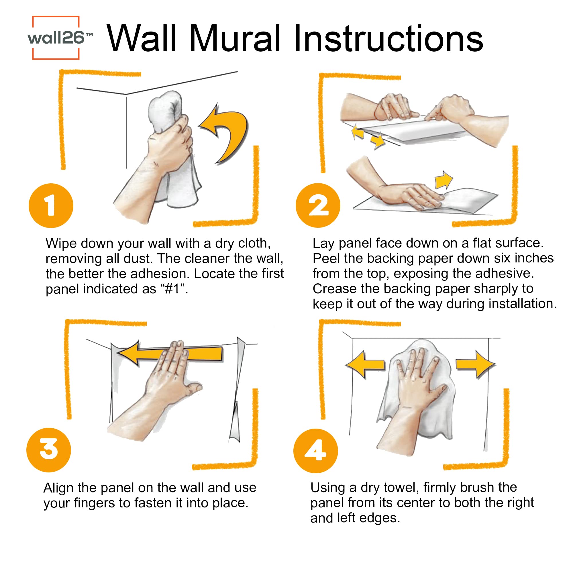 Wall26 Removable Brick Wall Sticker - 24x32