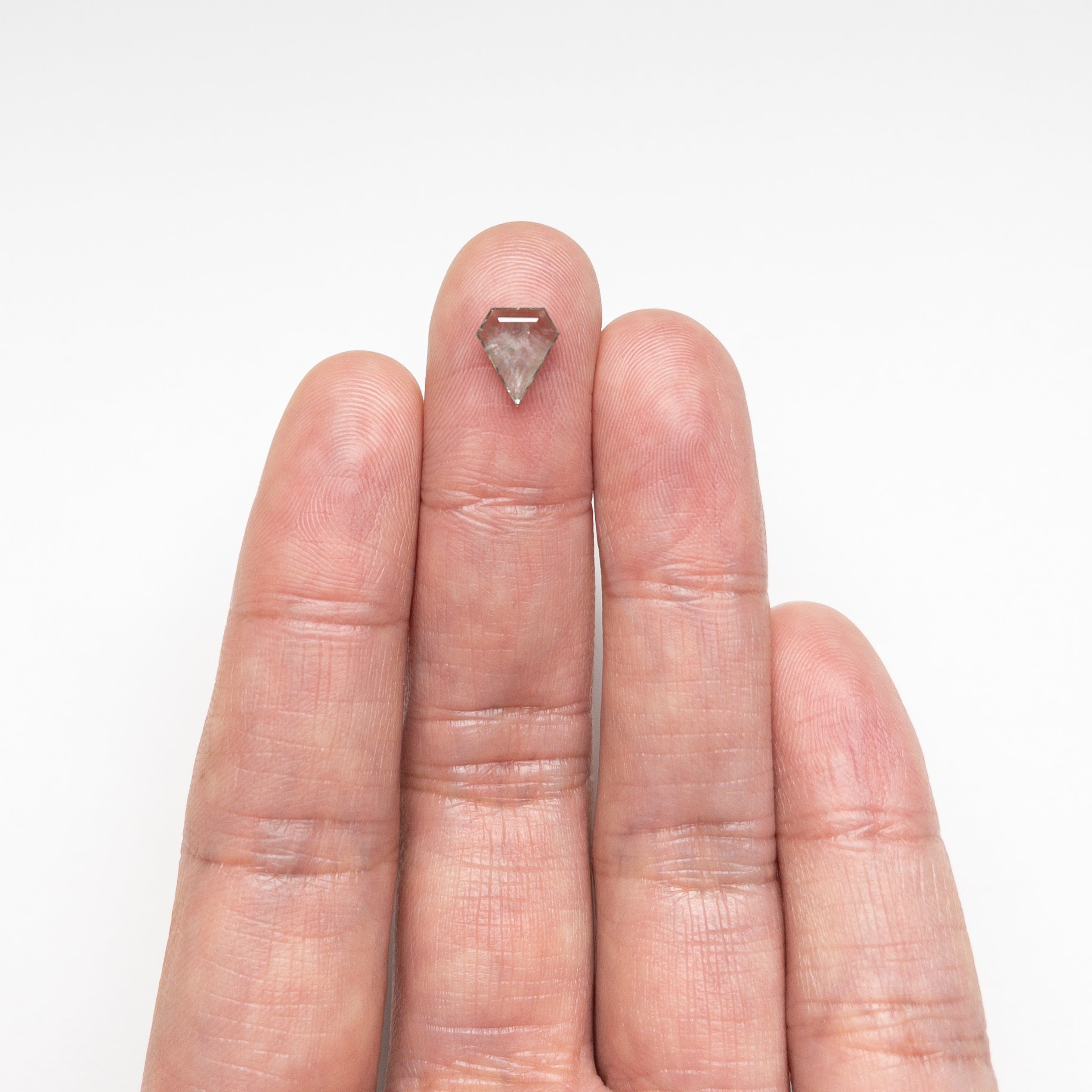 1.06ct Natural Shield Rose Cut Sapphire - 8.67x7.33x2.14mm Loose Gemstone for Jewelry Making, Engagement Rings & Unique Gifts